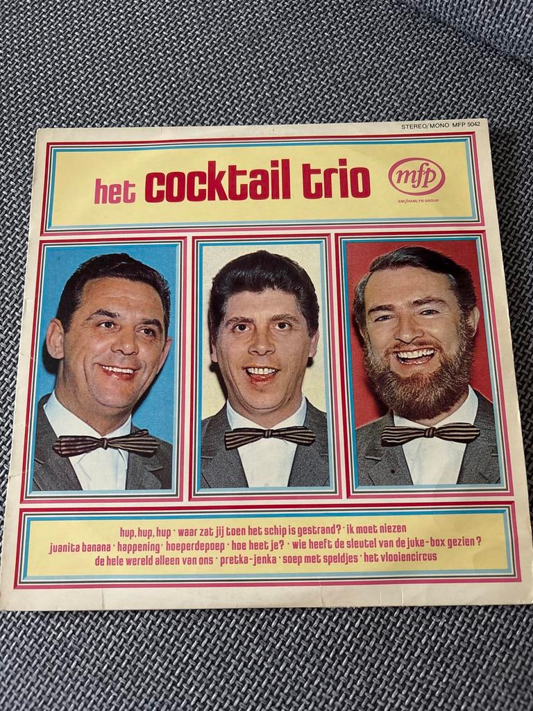 Cocktail Trio - Vinyl LP, Ophalen of Verzenden, Gebruikt, 12 inch, Pop