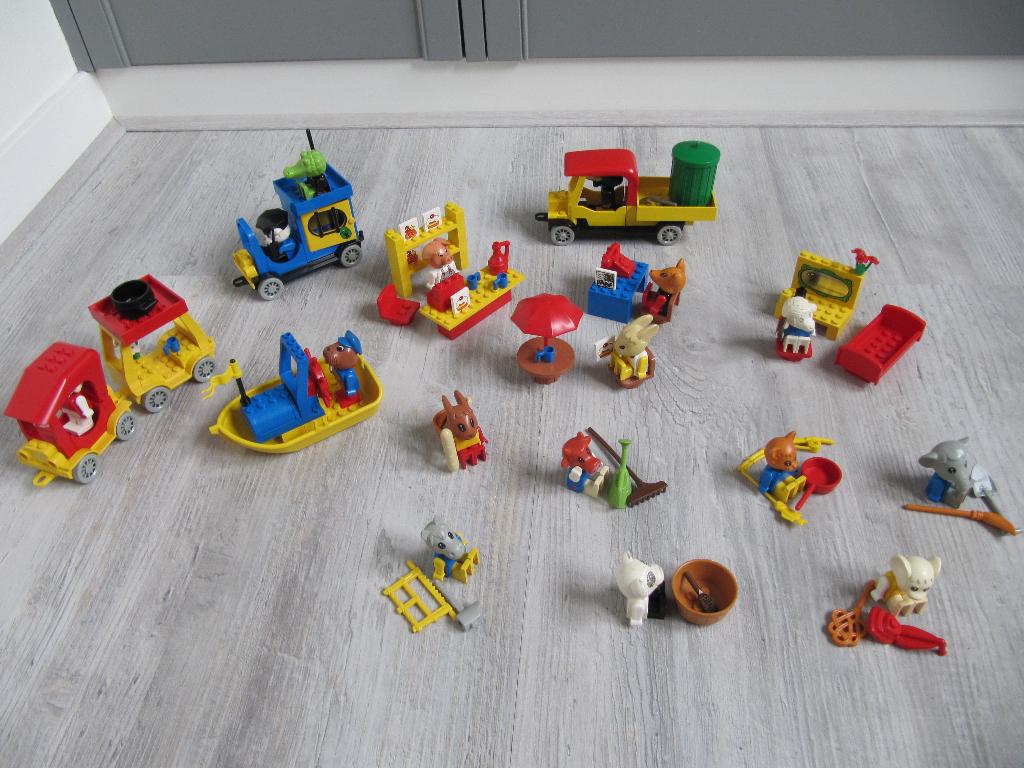 Fabuland lego dieren ,auto's enz, Ophalen of Verzenden, Gebruikt, Complete set, Lego