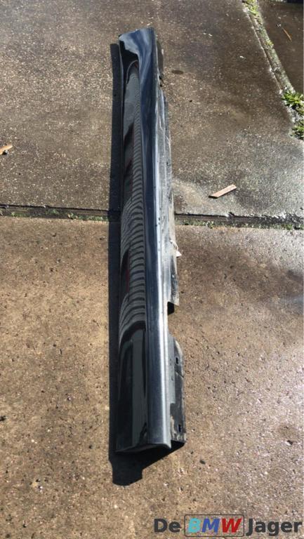 Sideskirt links black BMW 3 serie E90 E91 51777164795, Gebruikt, Ophalen of Verzenden, BMW