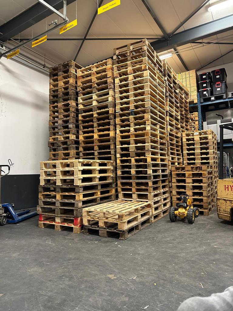 EPAL || Blokpallet || Wegwerppallet etc. Zie omschrijving, Doe-het-zelf en Verbouw, Hout en Planken, Ophalen, Nieuw, Minder dan 200 cm