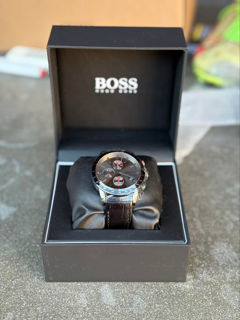 Hugo Boss horloge!! Nieuw in doos!!, Ophalen of Verzenden, Zo goed als nieuw, Staal, Overige merken