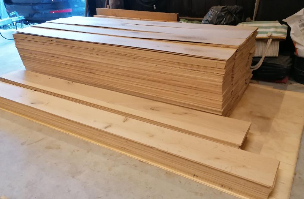 Echt eiken fineer Restpartij spotgoedkoop!!!, Ophalen, Minder dan 25 mm, Eiken, Nieuw