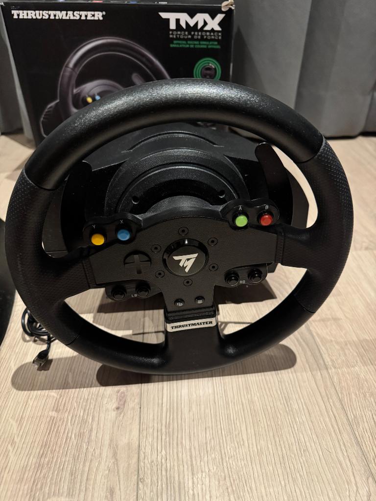 Thrustmaster TMX Force Feedback Race-stuur (Xbox & PC), Computers en Software, Ophalen of Verzenden, Zo goed als nieuw, Trustmaster