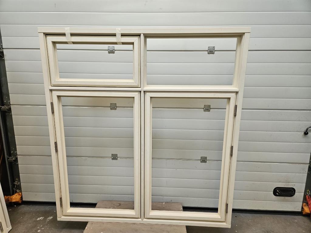 Verkeerd besteld Raam 175,5 x 186 ( b x h ) Hardhout Meranti, Gevelraam of Ruit, Nieuw, 160 cm of meer, 160 cm of meer