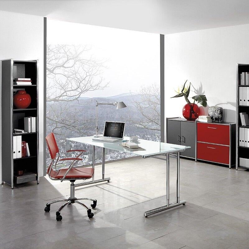 Bureau Artline - glas 160x80cm - verstelbaar, Verzenden, Aylvalan 5 Bakkeveen, Meubelen-Online.nl, Info@meubelen-online.nl