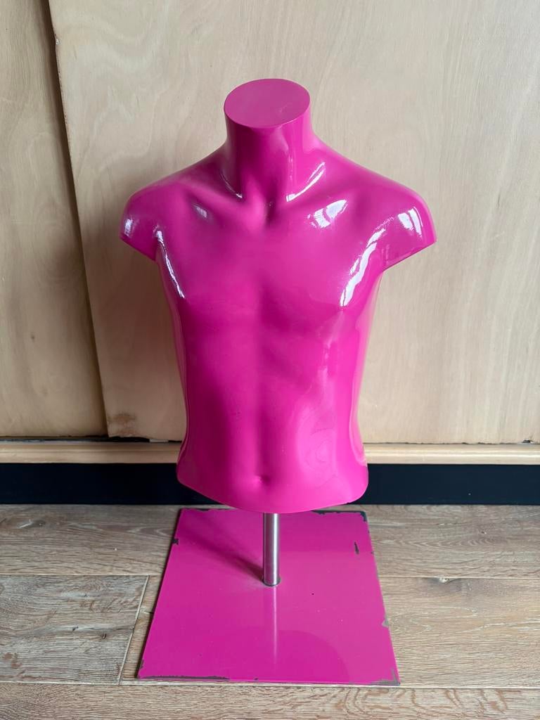 VINTAGE TORSO / PASPOP ROZE / FUCHSIA, Antiek en Kunst, Ophalen
