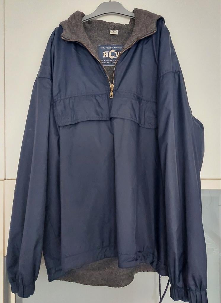 Warm gevoerde regenjas maat M, hoodiemodel, Hema., Ophalen of Verzenden, Gebruikt, Regenjas, Dames