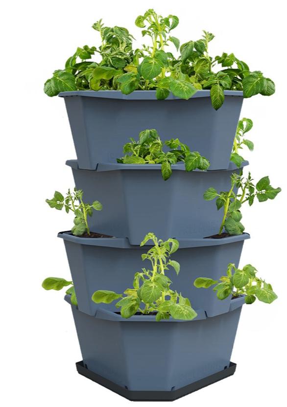 Aardappeltoren - 4 niveaus - GRATIS VERZENDING, Tuin en Terras, Verzenden, Volle zon