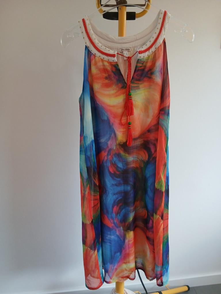 Alba Moda Zomertuniek Mouwloos Maat 34, Overige kleuren, Ophalen of Verzenden, Zo goed als nieuw, Alba Moda
