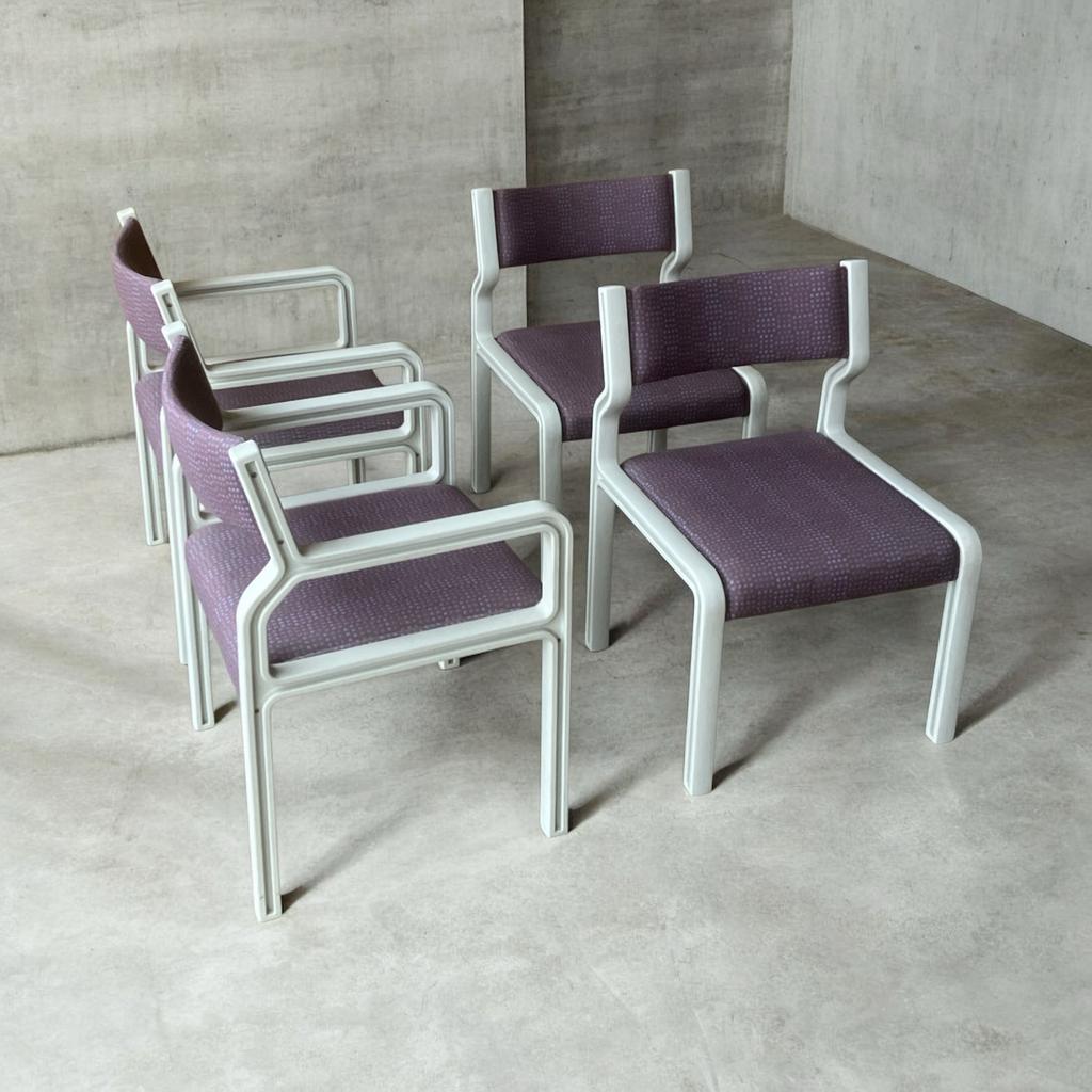 Pastoe stoelen set, jaren '70,experimenteel design, Huis en Inrichting, Stoelen, Zo goed als nieuw, Vier, Stof, Overige kleuren