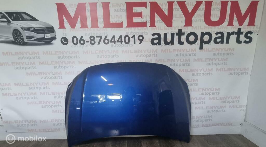 Motorkap origineel blauw Volkswagen Polo AW1 ('17-'21), Ophalen of Verzenden, Gebruikt, Motorkap