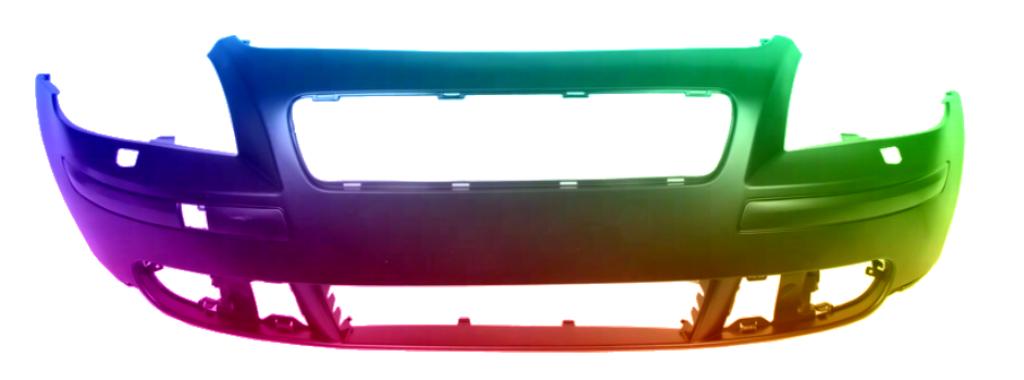 Voorbumper Voor Volvo S40/V50 (MS/MW) 2003-2007 SR gespoten