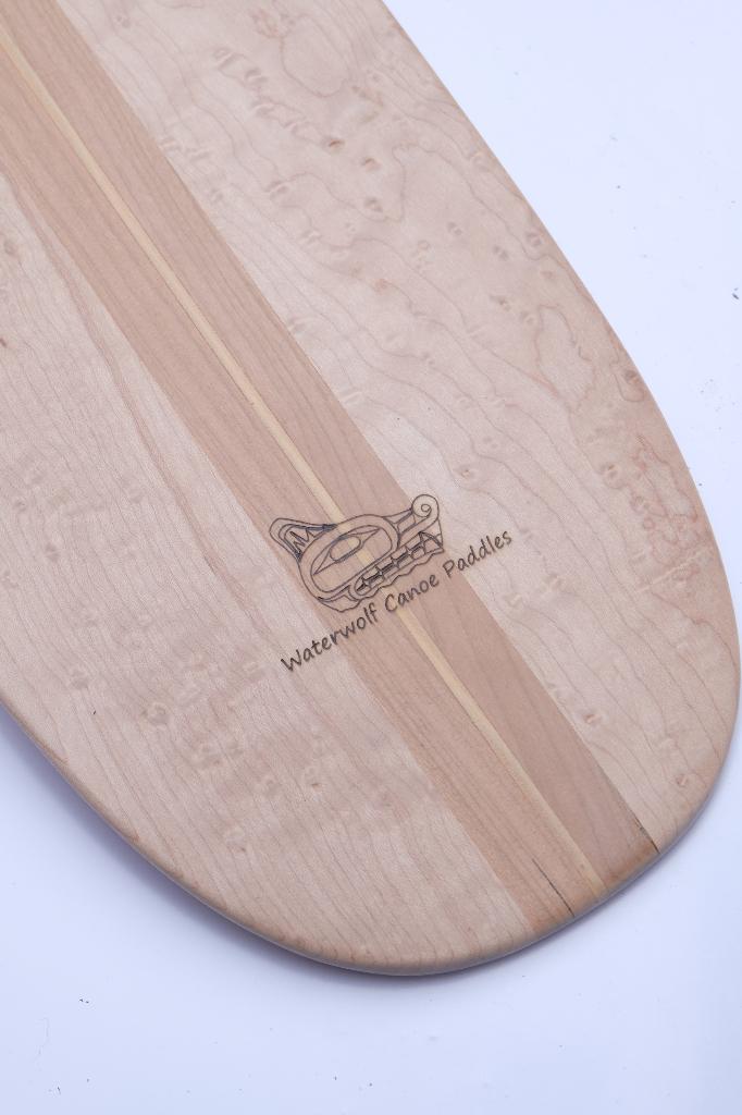 Handgemaakte Beavertail Peddel – 139 cm / 55 inch, Ophalen of Verzenden, Nieuw, Enkelbladige peddel