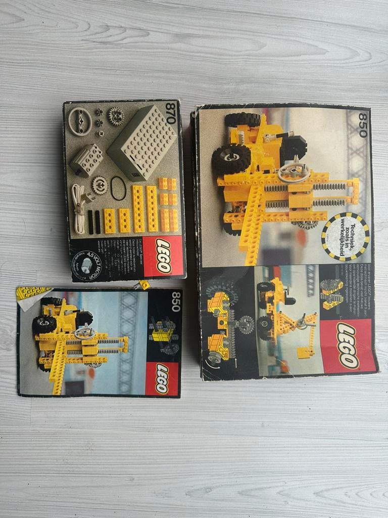 Oude Lego 850 & 870 set, Ophalen, Gebruikt, Lego