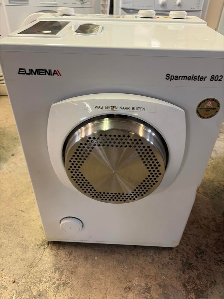 Eumenia Sparmeister 802 Wasmachine Droger Combinatie, Witgoed en Apparatuur, Wasmachines, Ophalen, 4 tot 6 kg, Bovenlader, 85 tot 90 cm