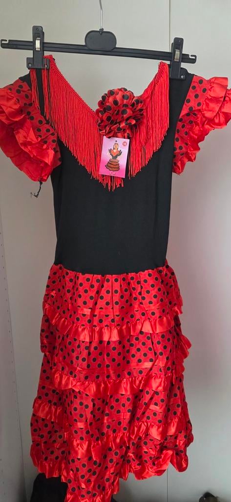 Spaanse Carnaval jurkje, Kleding | Dames, Ophalen, Nieuw, Maat 34 (XS) of kleiner, Carnaval