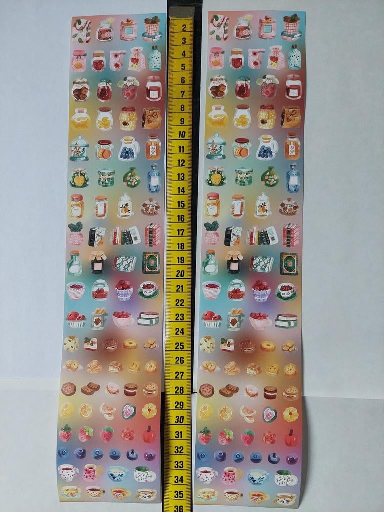 2 Loops colorful food, Ophalen, Nieuw, Versiering of Embellishment