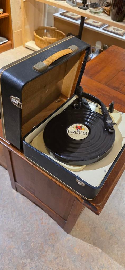 Vintage Grammofoon - Maredsous, Ophalen, Gebruikt, Platenspeler, Overige merken