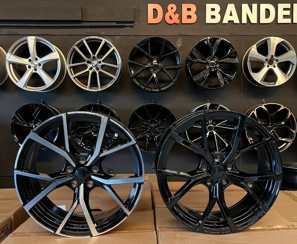 18 19 inch Estoril look velgen 5x112 Vw golf audi seat skoda, 18 inch, Velg(en), Nieuw, Ophalen of Verzenden