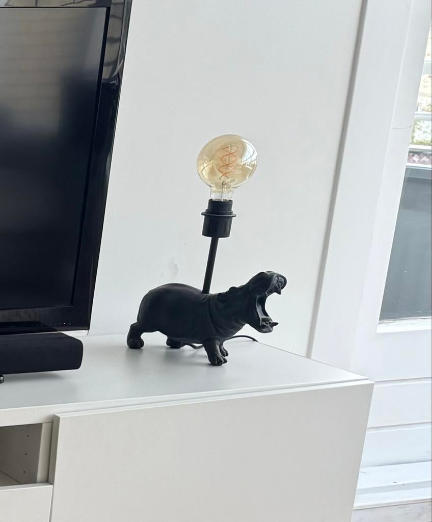 Nijlpaard Lamp - Uniek Design, Ophalen of Verzenden, Nieuw, Kunststof, Minder dan 100 cm
