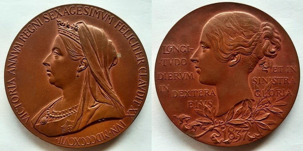 Koningin Victoria 1837-1897, Verzenden, Brons, Buitenland