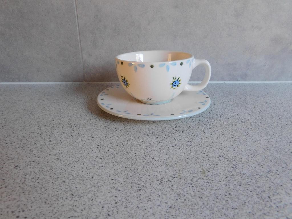 Kop en schotel Roosje Noa JET by ter Steege, Huis en Inrichting, Keuken | Servies, Ophalen of Verzenden, Zo goed als nieuw, Overige stijlen