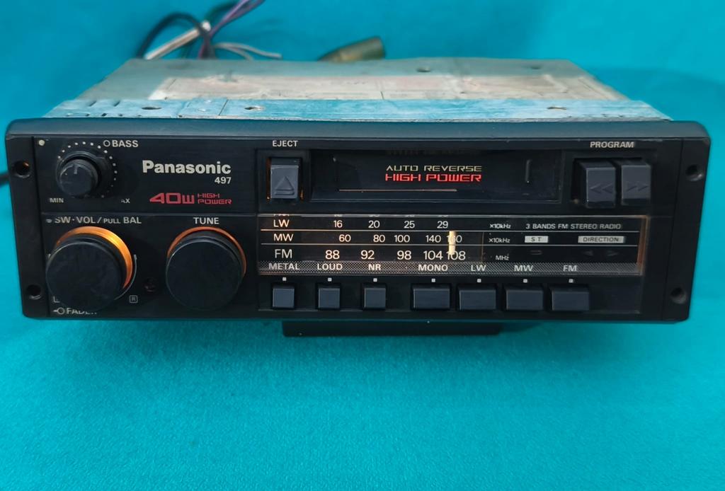 Panasonic CQ-497EGA cassette receiver, Ophalen of Verzenden, Zo goed als nieuw