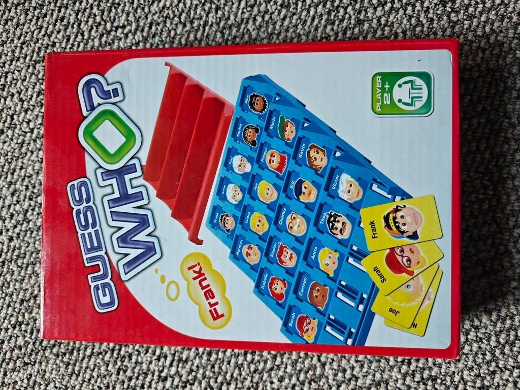 Wie is het/ Guess who?  spel, Een of twee spelers, Ophalen of Verzenden, Zo goed als nieuw, Hasbro