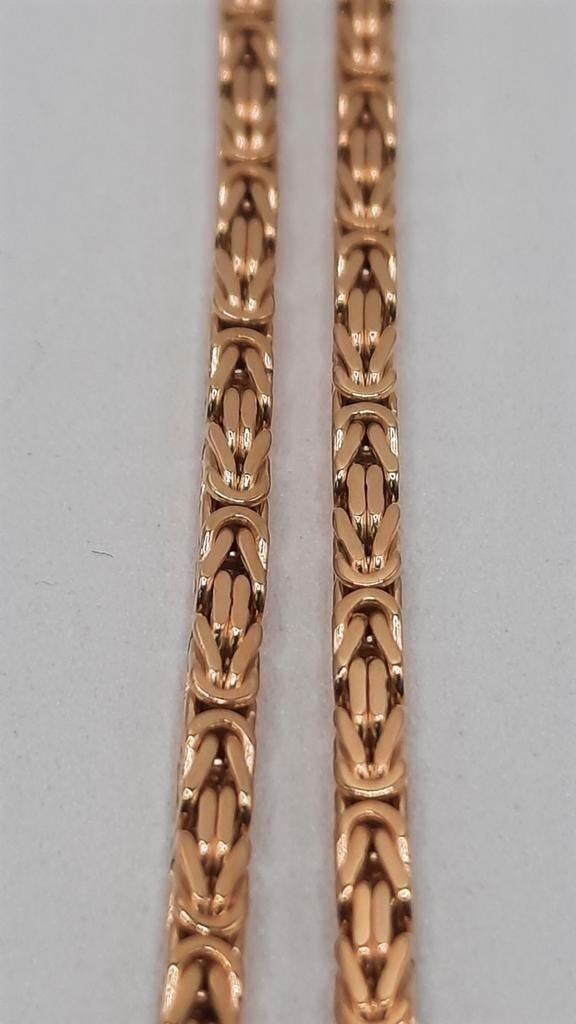 gouden Koningsketting 14kt, Www.bredajuwelier.nl, Nieuw, Ophalen of Verzenden, Www.bredajuwelier.nl