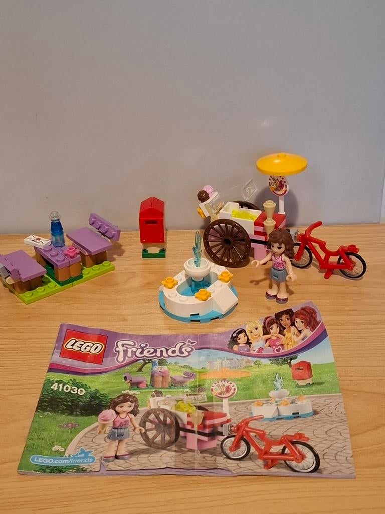 Lego Friends 41030 IJsverkoopkarretje, Ophalen of Verzenden, Gebruikt, Complete set, Lego