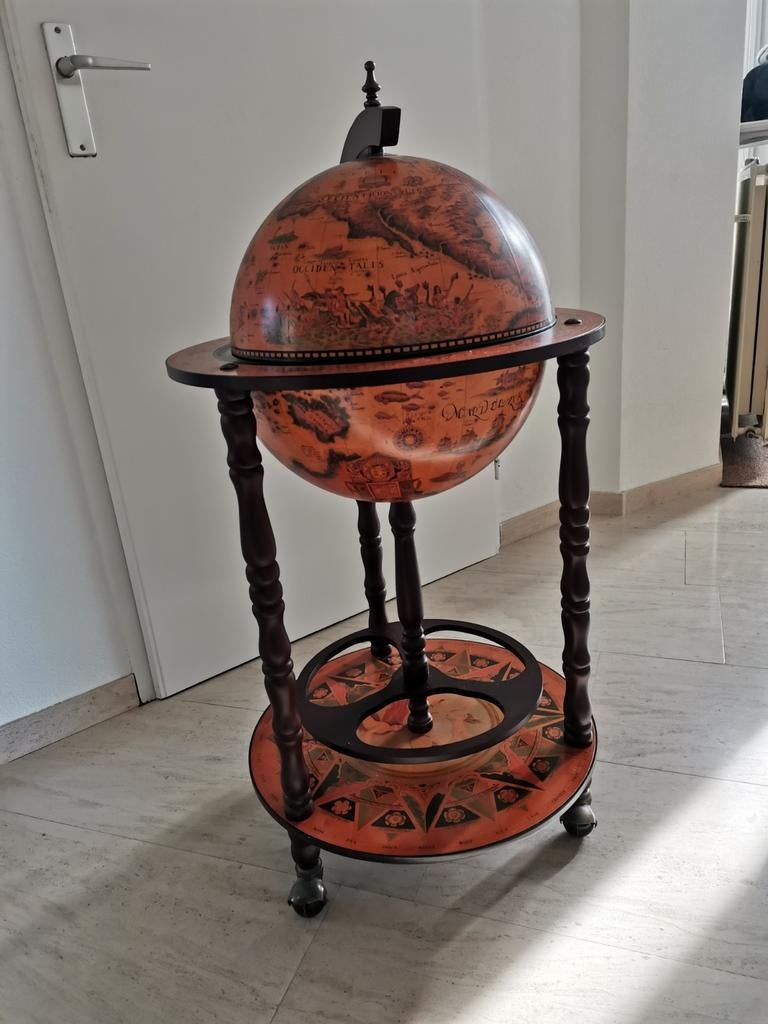 Globe bar, Huis en Inrichting, Woonaccessoires | Wereldbollen, Ophalen, Zo goed als nieuw