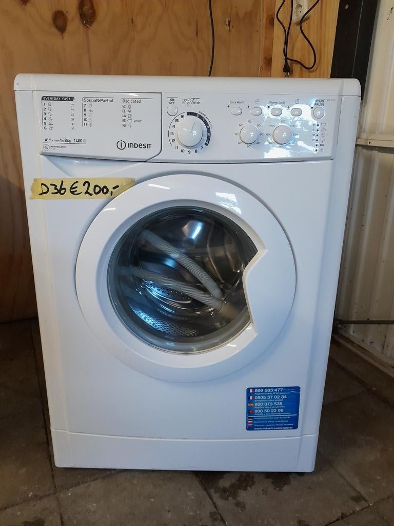 Diverse wasmachines., 8 tot 10 kg, Ophalen, Zo goed als nieuw, 85 tot 90 cm
