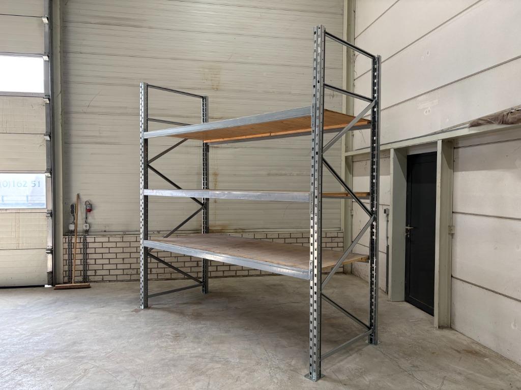 palletstelling 3000x2700x1100mm (HxBxD) 3 vlonder niveaus, Ophalen