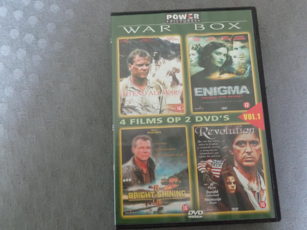 War box 4 films op 2 dvd volume 1, Vanaf 16 jaar, Ophalen of Verzenden, Zo goed als nieuw, Actiethriller