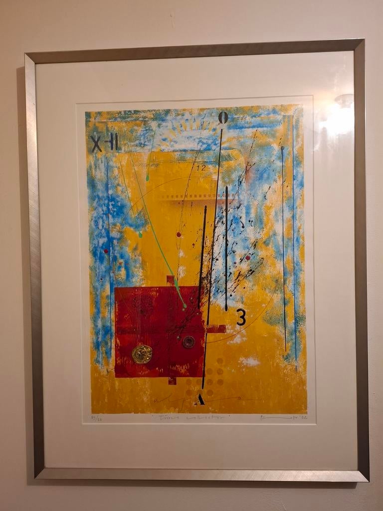 Zeefdruk 'Time collector' van Piotr Konkel nr. 9/50, Ophalen