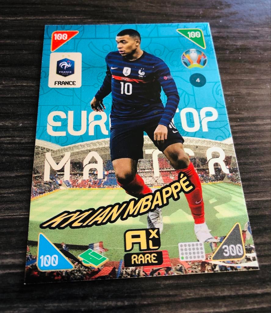 Mbappé Top Master #4 - Panini Adrenalyn XL UEFA Euro 2020, Ophalen of Verzenden, Zo goed als nieuw, Buitenlandse clubs, Spelerskaart