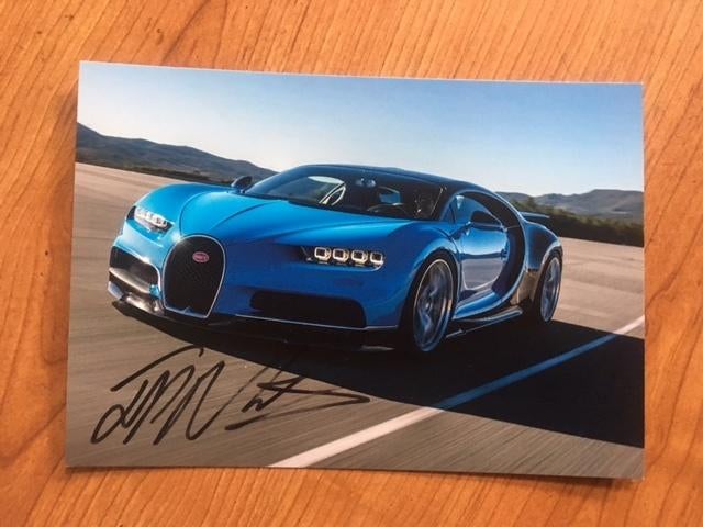 Bugatti Chiron originele klein formaat persmap '16, Ophalen of Verzenden