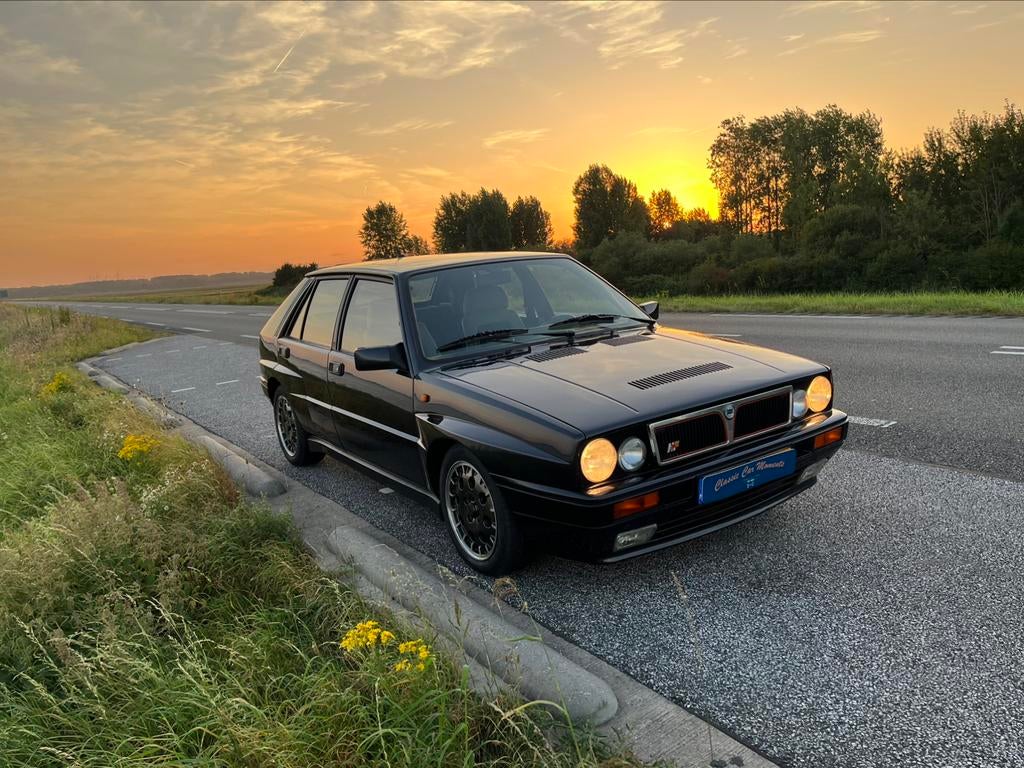 Lancia Delta 2.0 HF Integrale 4WD 1989 Zwart, Auto's, 1995 cc, 181 pk, Zwart, Handgeschakeld