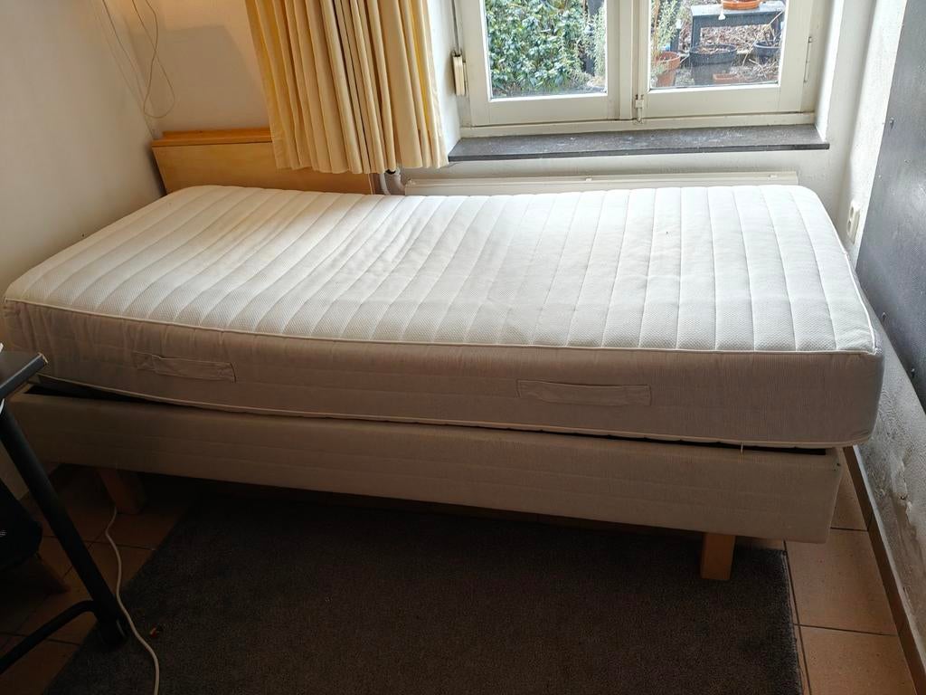 Elektrisch verstelbaar eenpersoonsbed Ikea Sultan, Ophalen, 90 cm, Eenpersoons, 200 cm