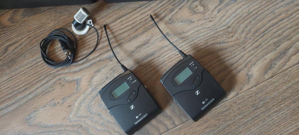 Microfoon (camera set) Sennheiser SK 100 G4, Muziek en Instrumenten, Microfoons, Ophalen, Gebruikt, Overige typen, Draadloos