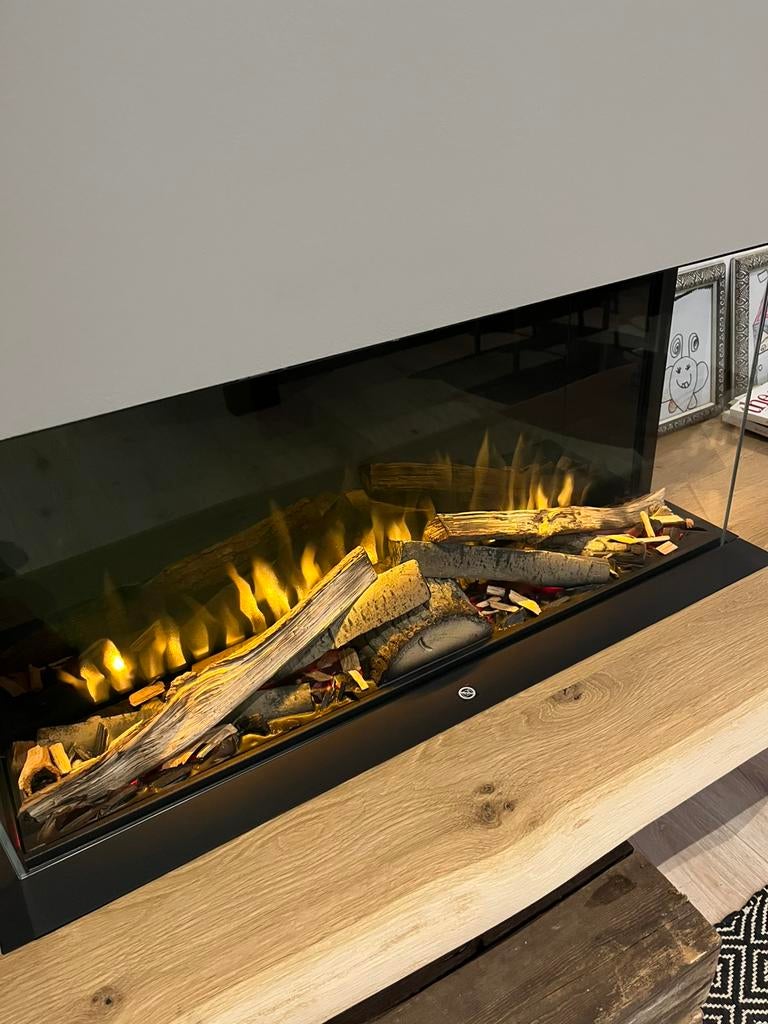 Elektrische haard Dimplex Vivente| Vestia Kachels| € 1.800,-, Ophalen, Zo goed als nieuw, Inbouwhaard, Elektrische haard