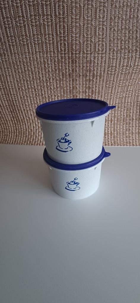 Voorraadbussen voor thee tupperware, Huis en Inrichting, Keuken | Tupperware, Ophalen of Verzenden, Nieuw, Blauw, Overige typen