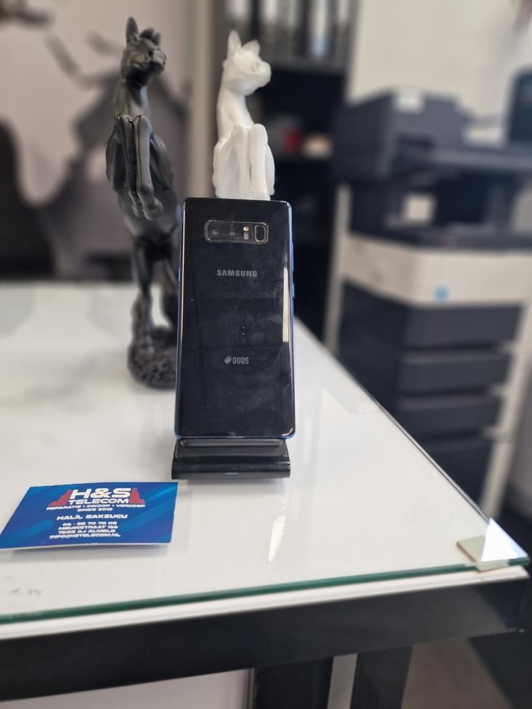 Samsung Galaxy Note 8 Blauw 64 GB 2 jaar garantie, Telecommunicatie, Mobiele telefoons | Samsung, Gebruikt, Zwart, Touchscreen