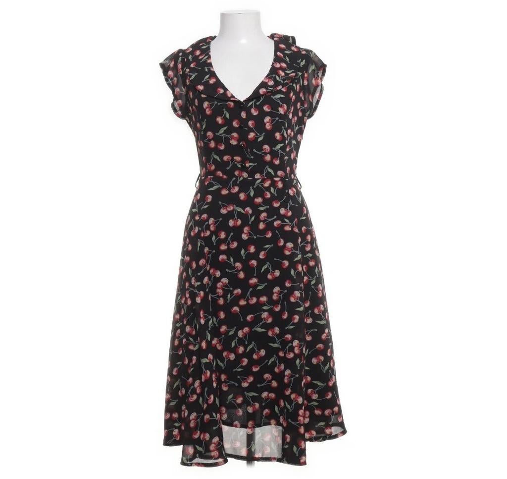 Collectif London Vintage Jurk XS, Kleding | Dames, Jurken, Collectif, Verzenden, Zwart, Zo goed als nieuw