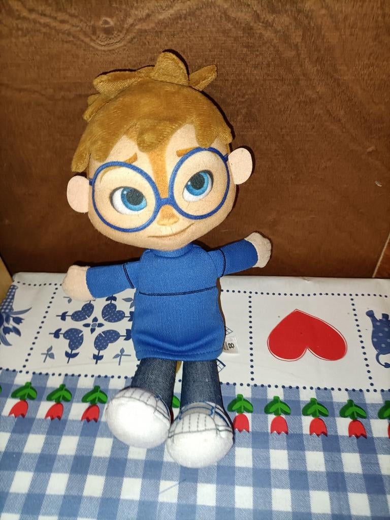 Alvin & The Chipmunks Simon knuffel 26 cm groot, Ophalen of Verzenden, Zo goed als nieuw, Overige typen