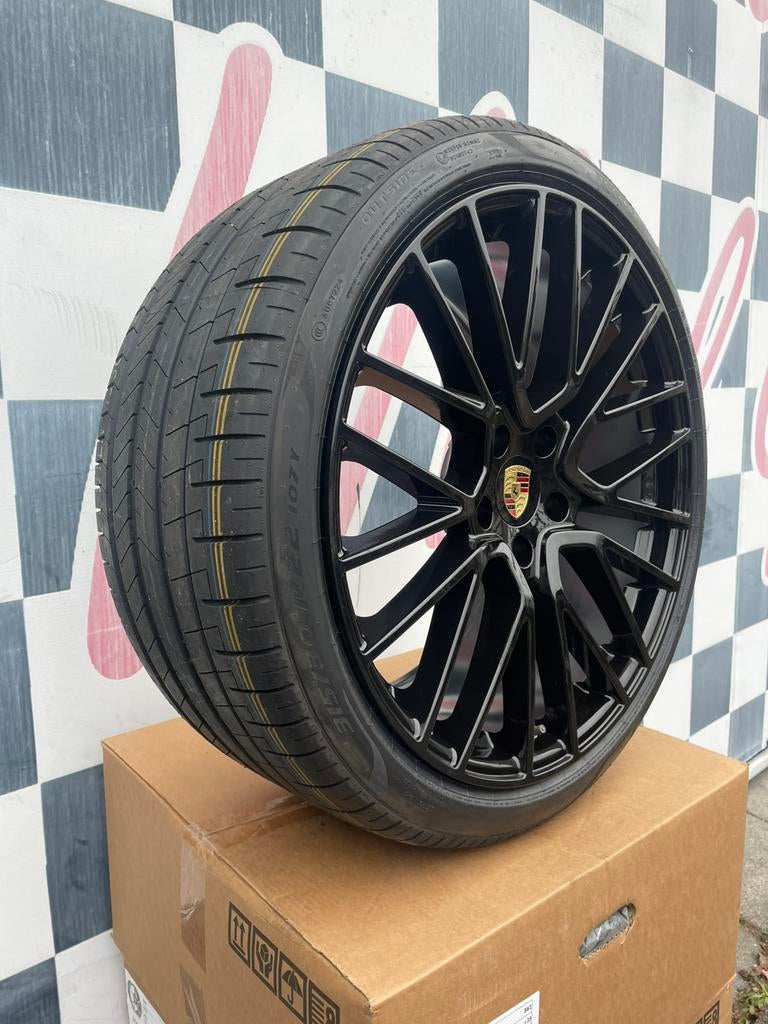 22 inch Porsche Cayenne Spyder velgen 5x130 Coupe GTS, Banden en Velgen, Nieuw, Overige maten, Ophalen of Verzenden