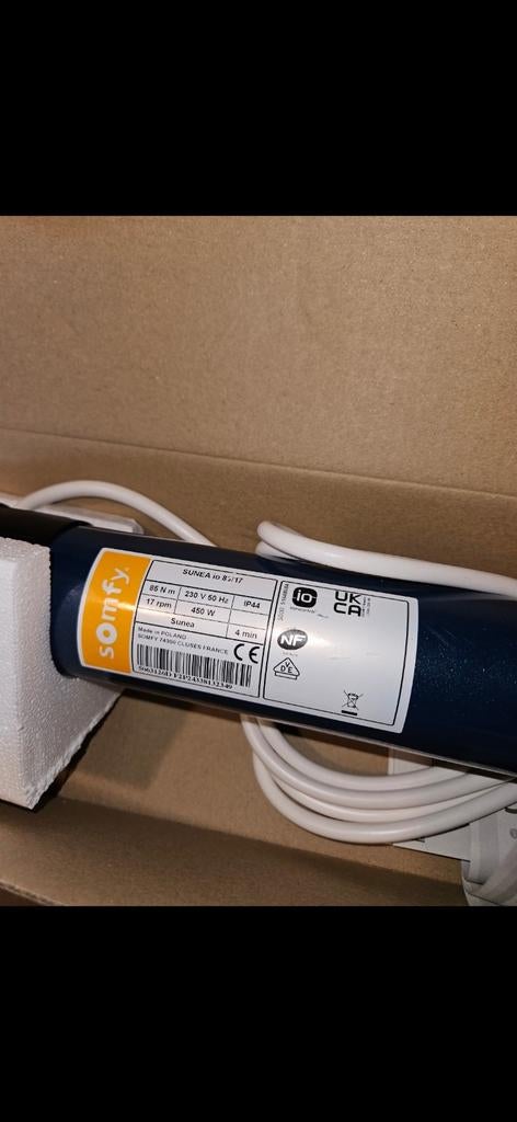 Somfy buismotor Sunea io 85/17, Overige kleuren, Minder dan 100 cm, Ophalen of Verzenden, Zo goed als nieuw