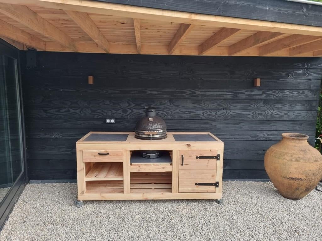 buitenkeuken.kamado.greenegg.barbeuemeubel, Ophalen of Verzenden, Nieuw, Gas