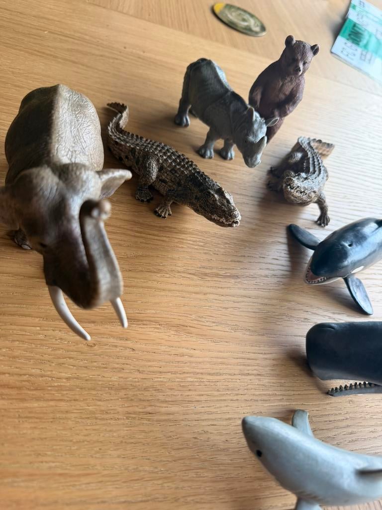 SCHLEICH Dieren 8x, Ophalen, Zo goed als nieuw