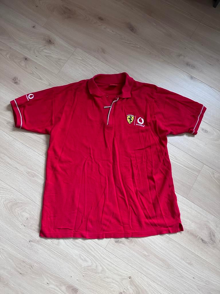 Ferrari Polo Shirt - Maat XXL, Ophalen of Verzenden, Gedragen, Rood, Overige halswijdtes